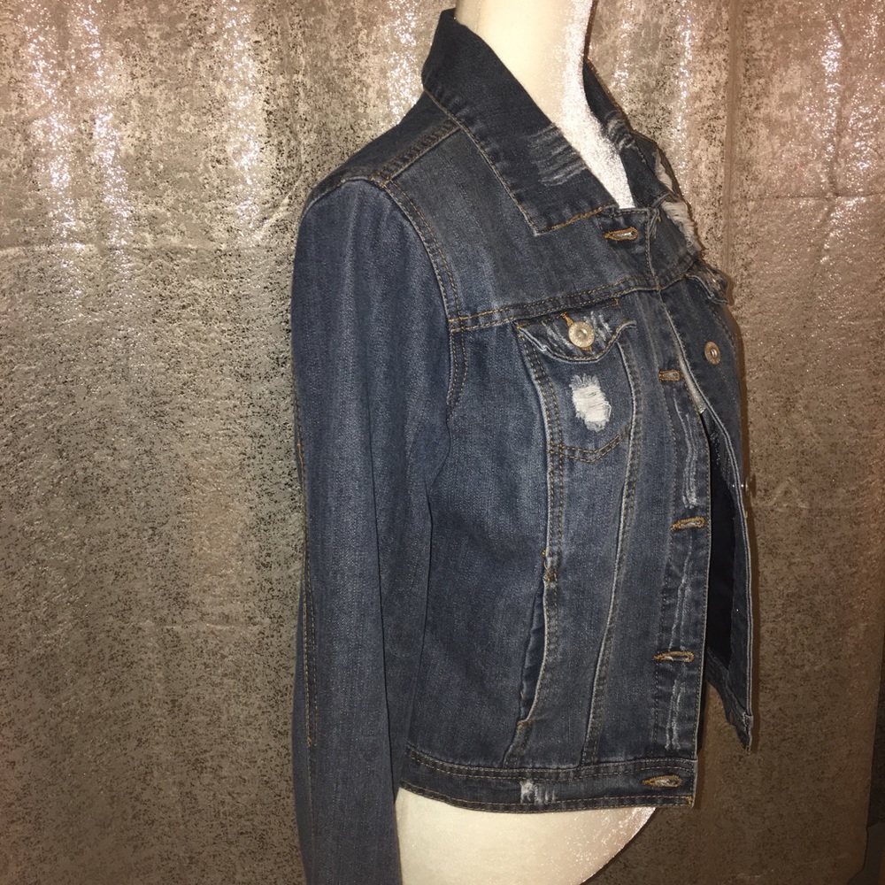 Denim Jacket- Dark Wash - Picture 2 of 4